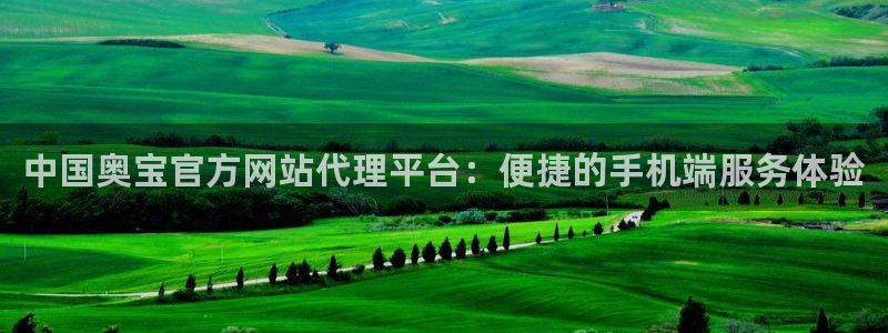 BB贝博艾弗森官网地址：中国奥宝官方网站代理平台：便捷的手机端服务体验