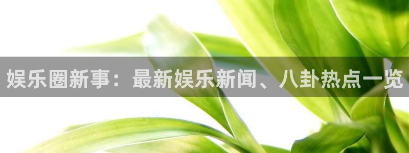 BB贝博艾弗森麻将胡了：娱乐圈新事：最新娱乐新闻、八卦热点一览